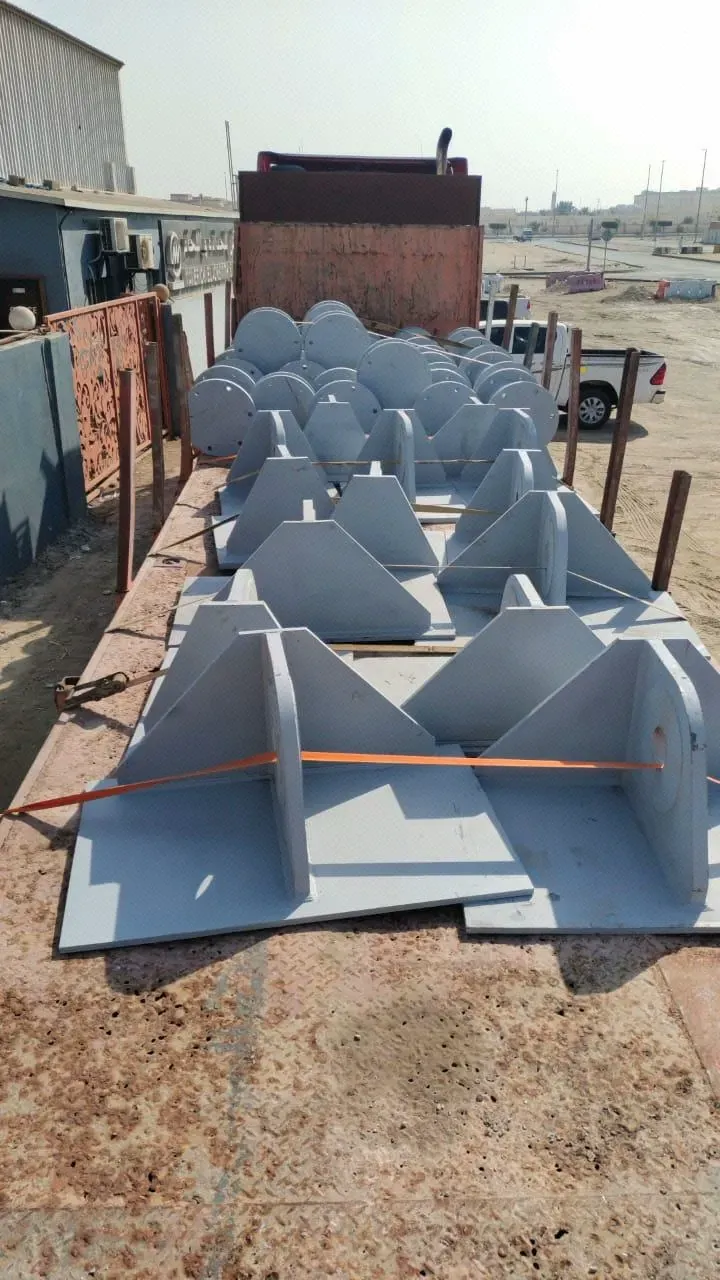 Heavy-duty padeyes fabricated for a major offshore gas development