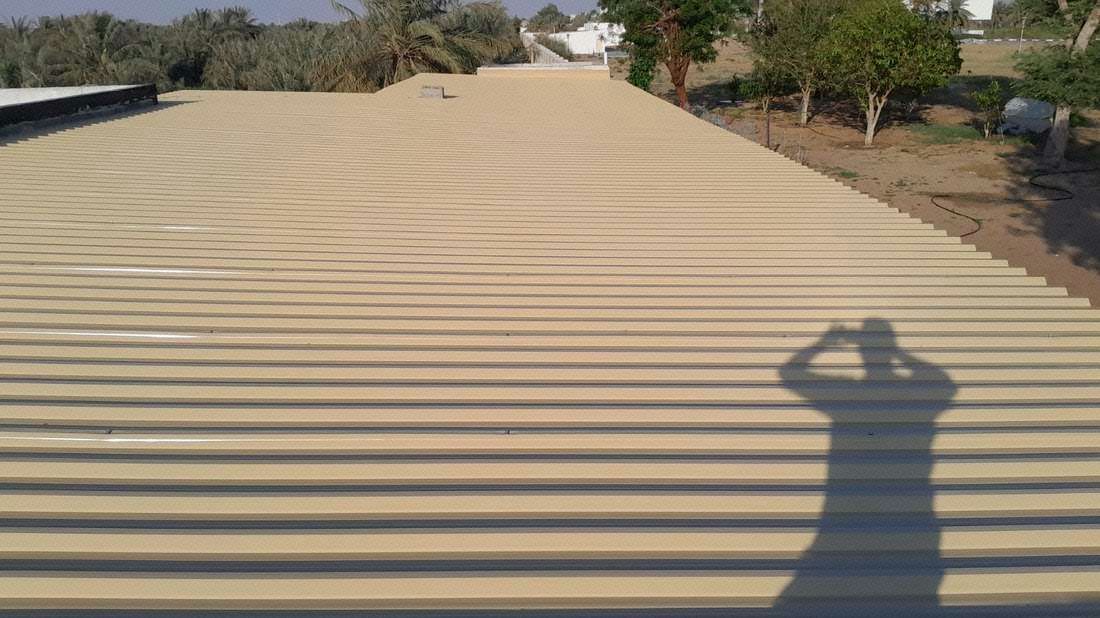 Installed new sandwich panels