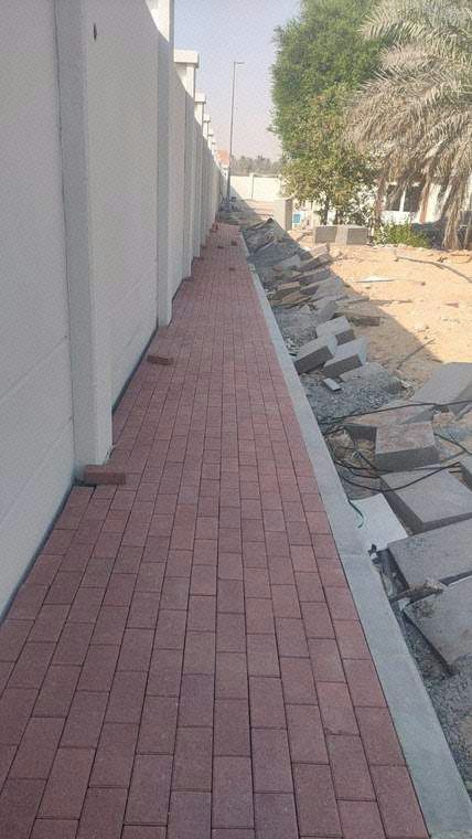 Completed interlock paving works (External)
