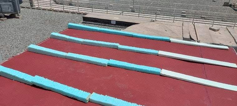 Foam boards for roof insulation