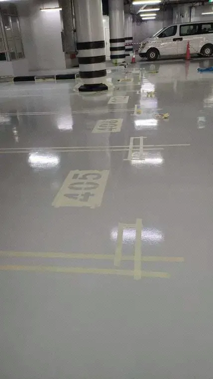 Reflective Parking Line Marking Works