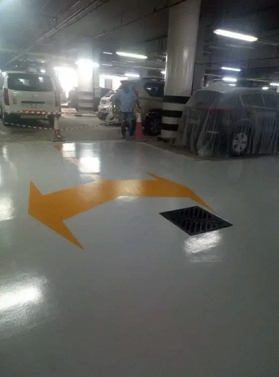 Completed Directional Arrow Marking Application