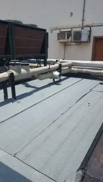Torch-applied mineral membrane at Al Andalus Villa Compound