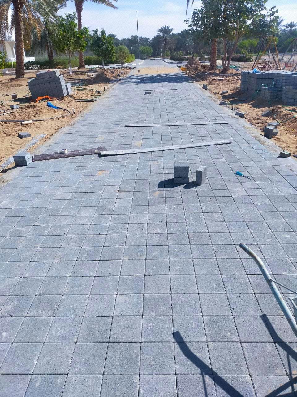 Interlock installation works underway