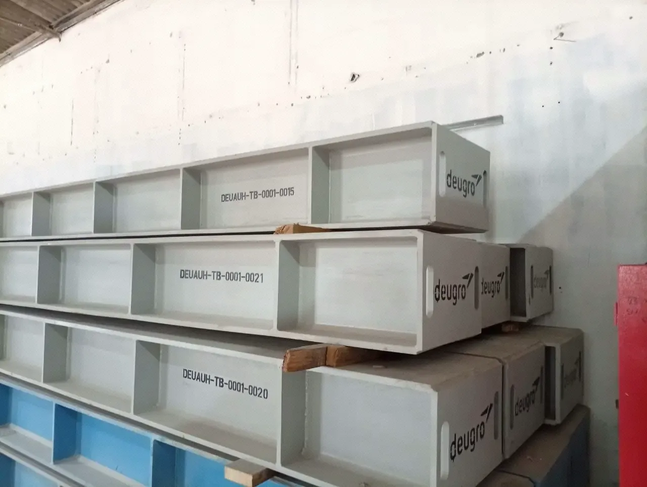 Transport beams fabricated for a major offshore gas development