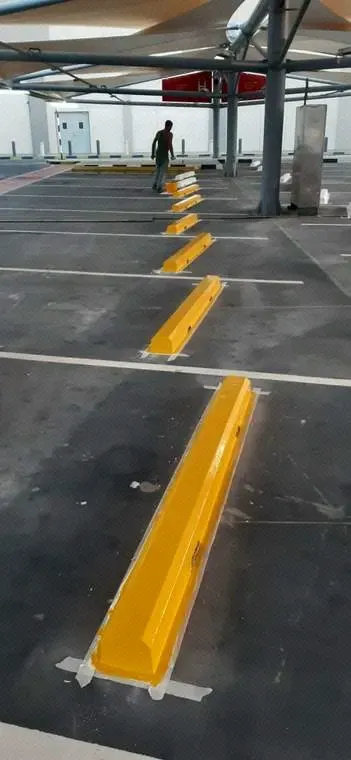 Second Coat of Road Marking Paint