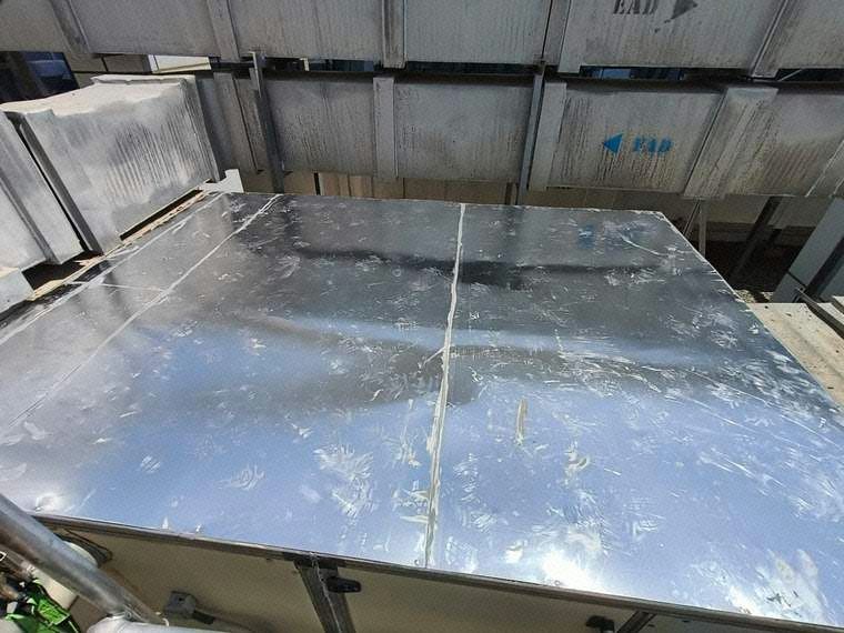 Installation of 1 mm Aluminum Roof Cladding