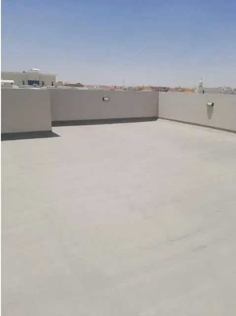 Final coat application, combo waterproofing at Musaffah Palace