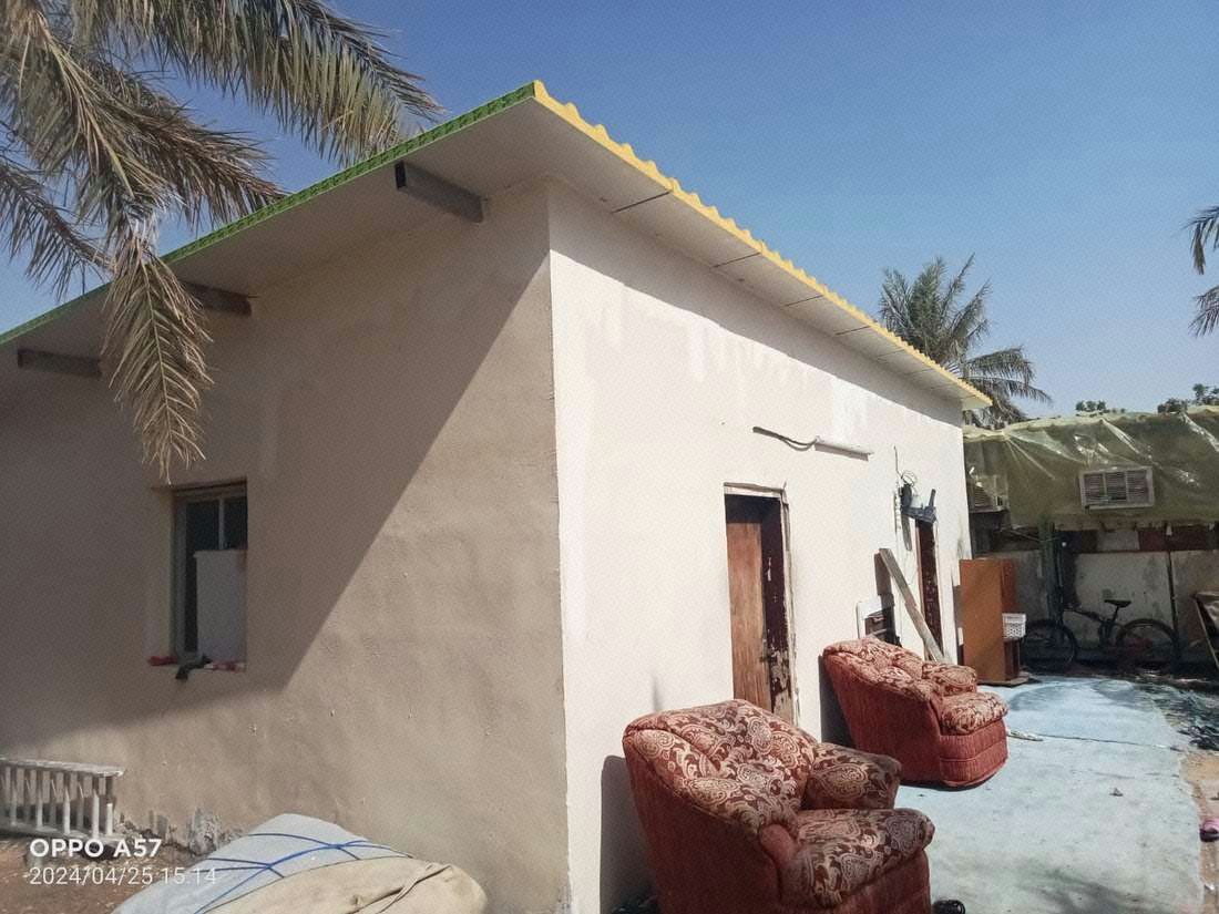 Completed installation of sandwich panels (Location 1)
