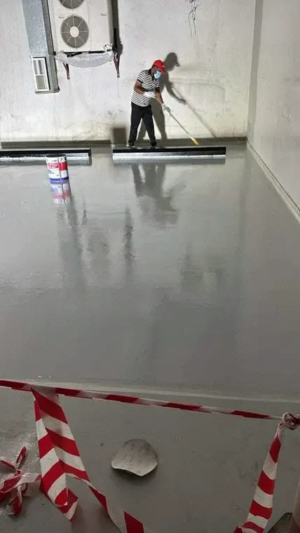 Epoxy Floor Coating Application