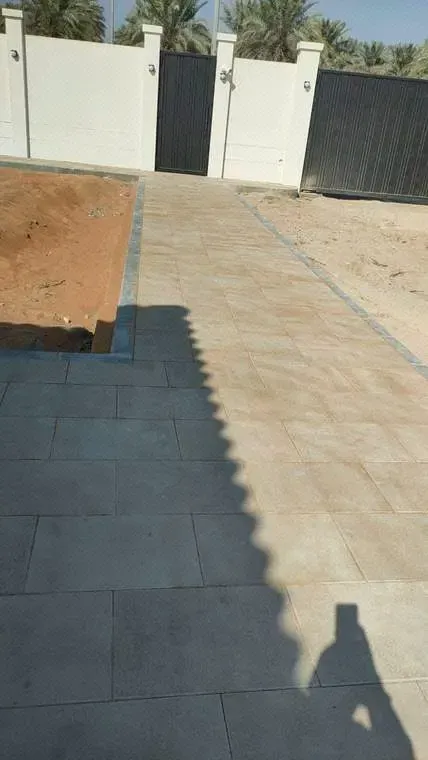 Completed interlock paving works (Internal)