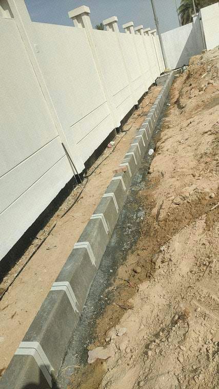Existing area preparation and leveling works in progress
